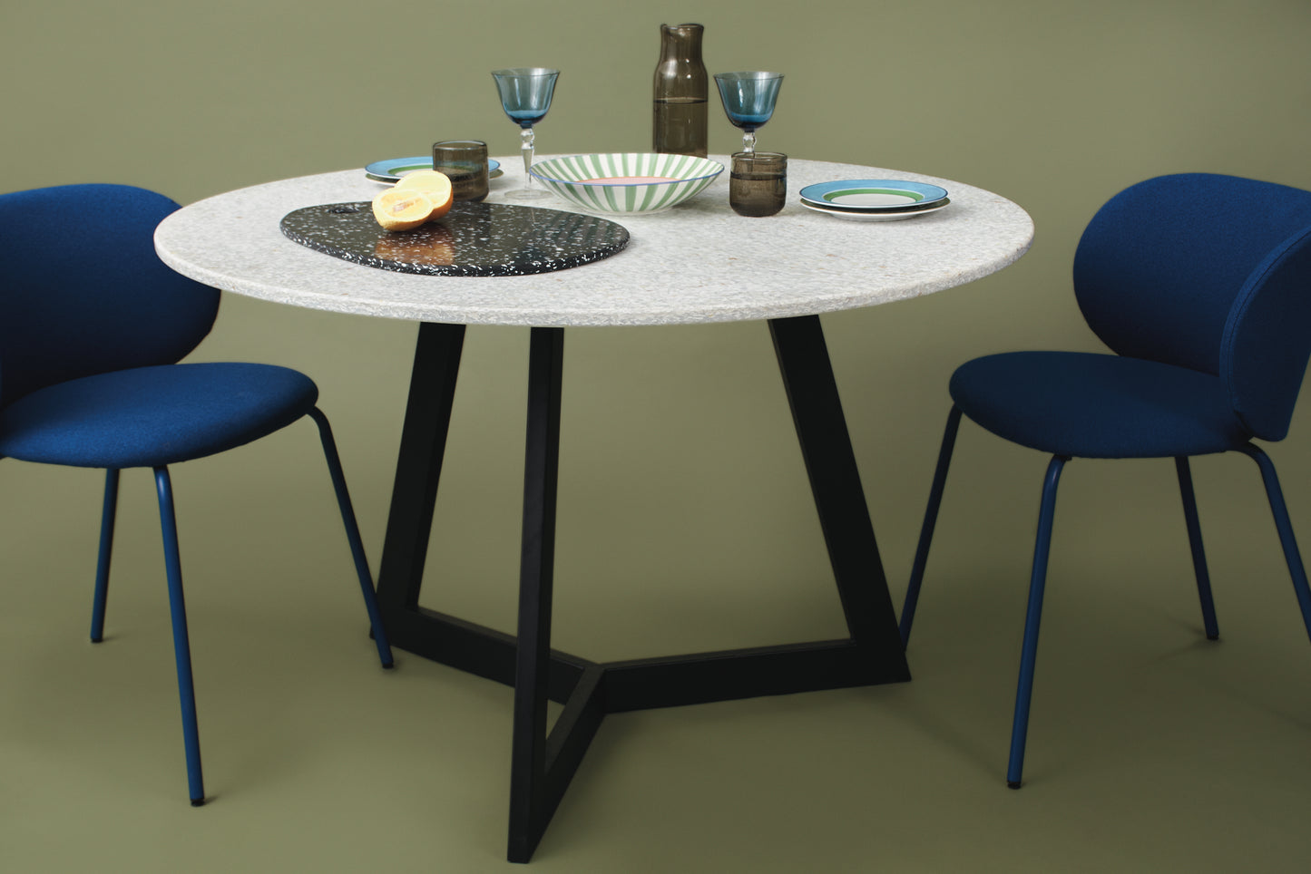 Comedor Circular Manta - Coral