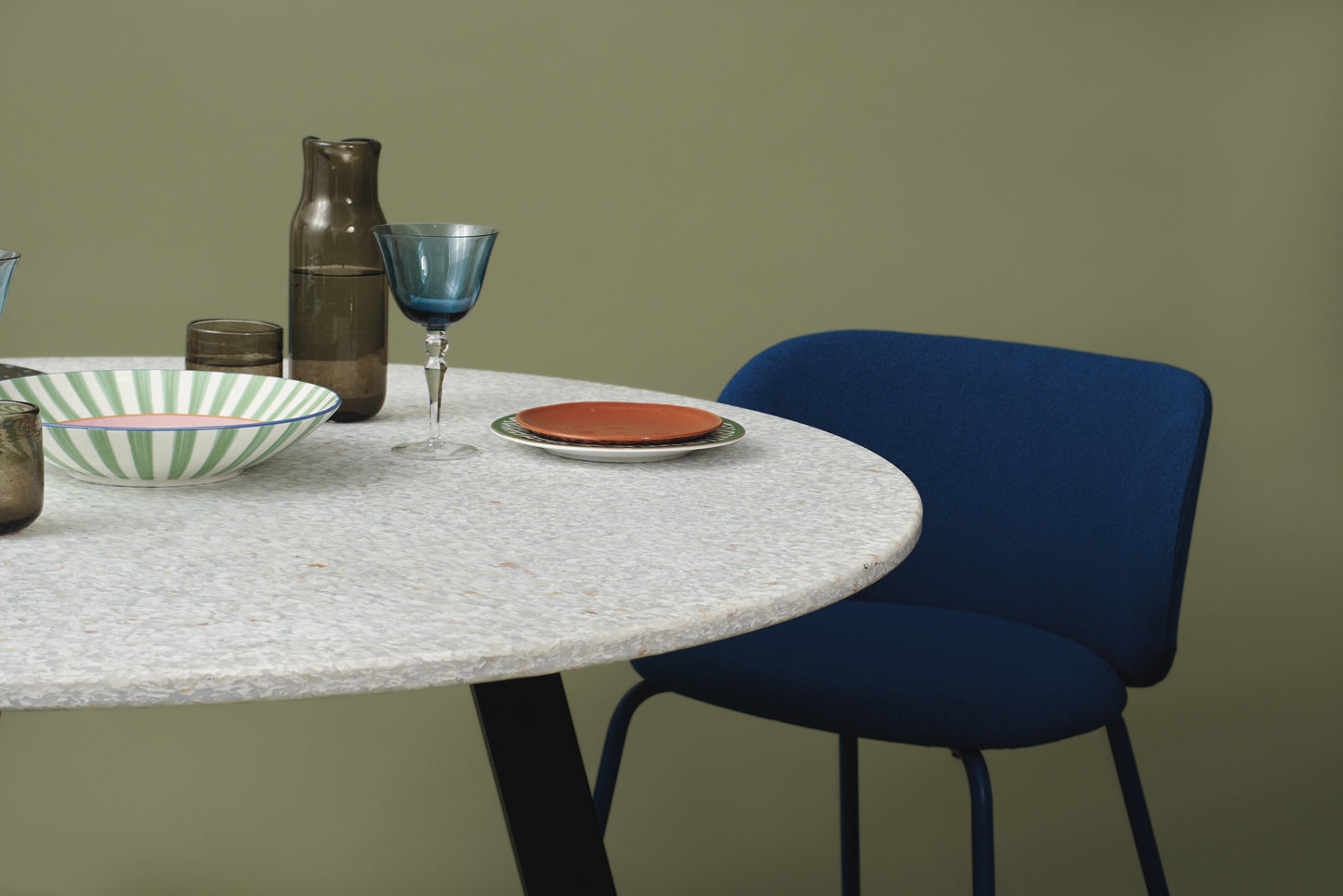 Comedor Circular Manta - Coral